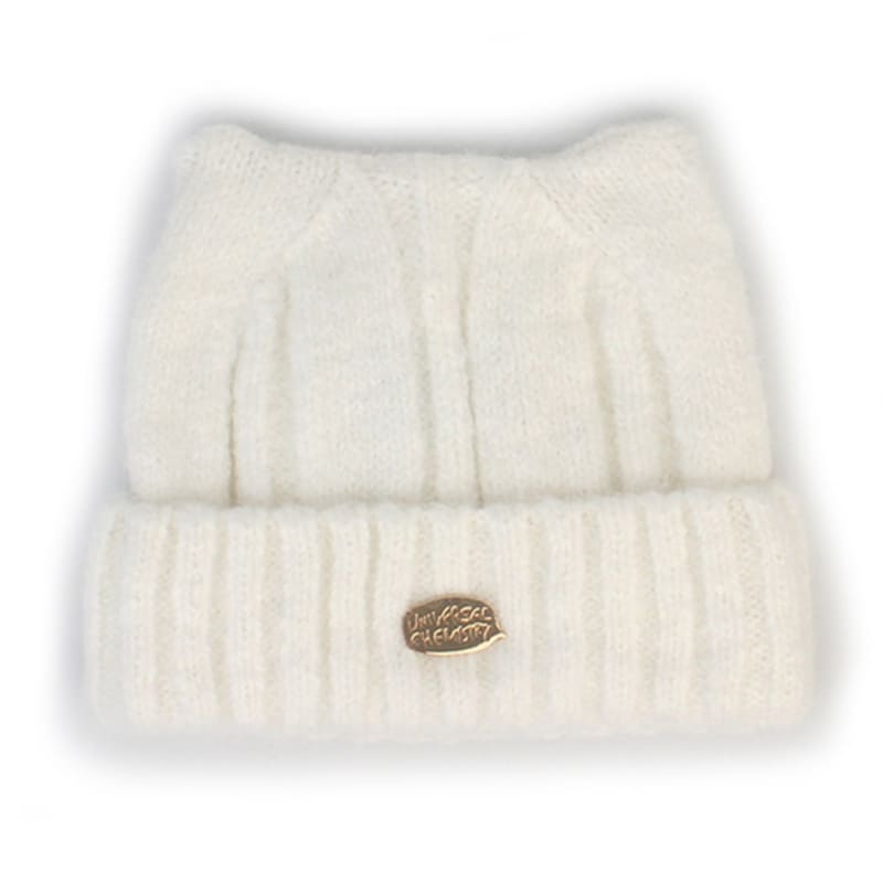 

Universal chemistry Wool Cat Ivory Bubble Beanie cat hat FREE