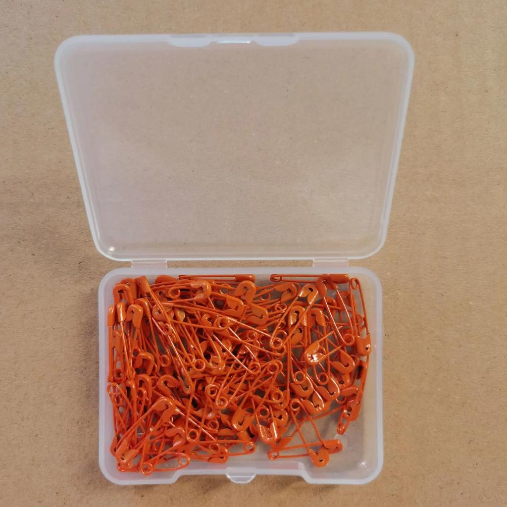 120pcs Safety Pins Colored Safety Pins Metal Safety Pins With Storage Box Small Safety Pins For Clothes Diy Crafts Sewing Home