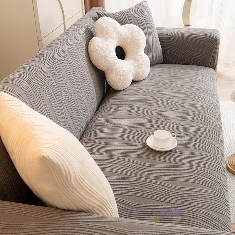 Panya Elastic Jacquard Velvet Full Cover Sofa Cover Dust Proof All Season Suitable  Nordic High End Protective Cover