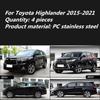For Toyota Highlander 2015 2016 2017 2018 2019 2020 2025 Accessories Wind Deflectors Visor Rain Guard Door Vent Shades Ventvisor