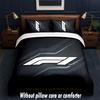 F1 Design Bed Bedding Set 1 Duvet Cover + 2 Pillowcases Soft Breathable Household Bed Linens