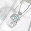 Light Luxury Beating Heart Hexagram Double Necklace