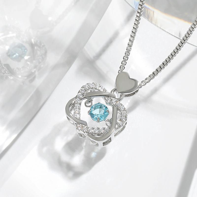 Light Luxury Beating Heart Hexagram Double Necklace