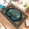 Retro Tribal Grey Wolf graphics Rug,living room sofa,bedroom bedside,dining Entry Door Mat,Washable Rug,Souvenir