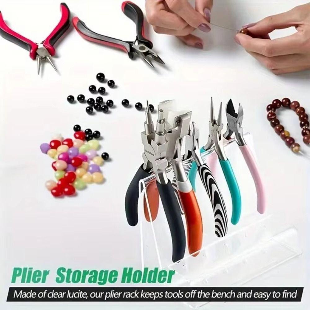Space Saving Design Acrylic Pliers Holder Modern Crafting Tool Holder  Tongs Organizer
