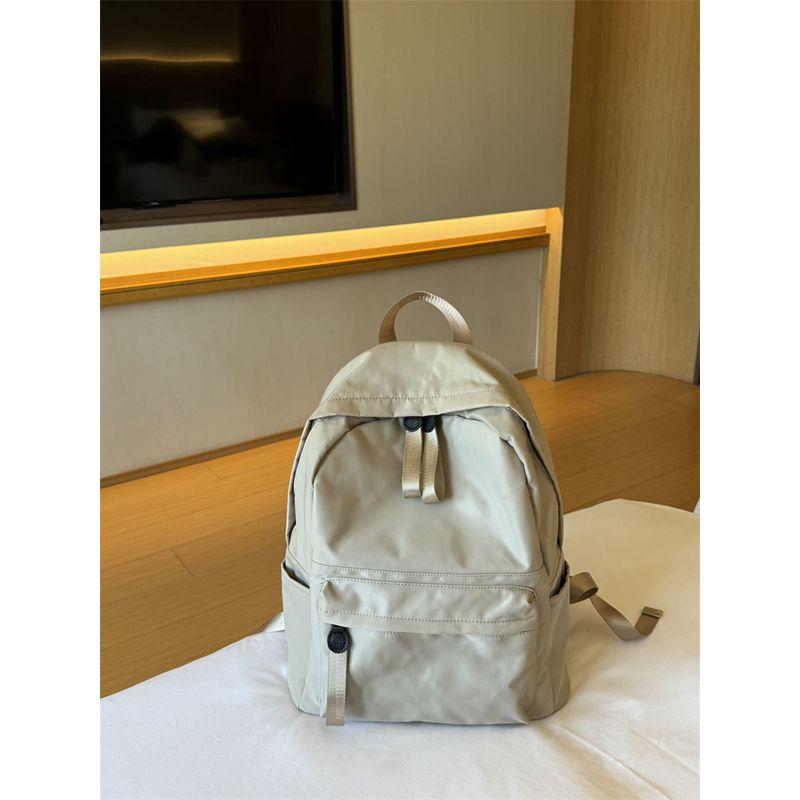 

Рюкзак Su Xiaojin Корейская серия Минималистичный дорожный рюкзак Сумка для компьютера 16 дюймов Рюкзак для поездок на работу Нишевый Легкий Универсальный Beige White