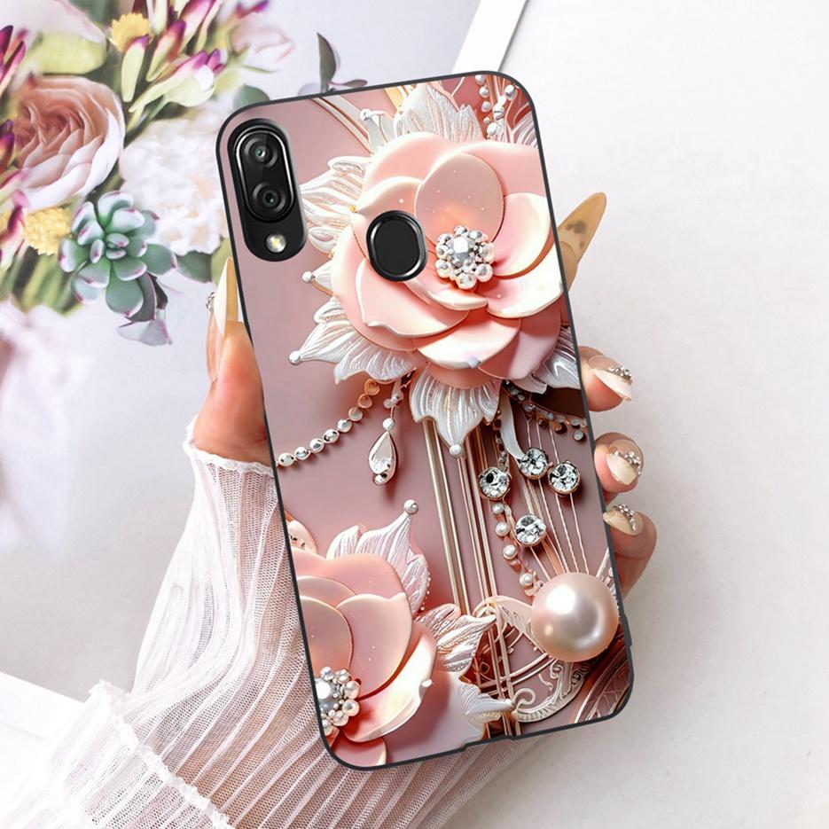 For ZTE Blade V10 Vita Case Luxury Flowers Butterfly Painted Cover Soft TPU Phone Case For ZTE Blade V10 2019 V10Vita Funda Bags