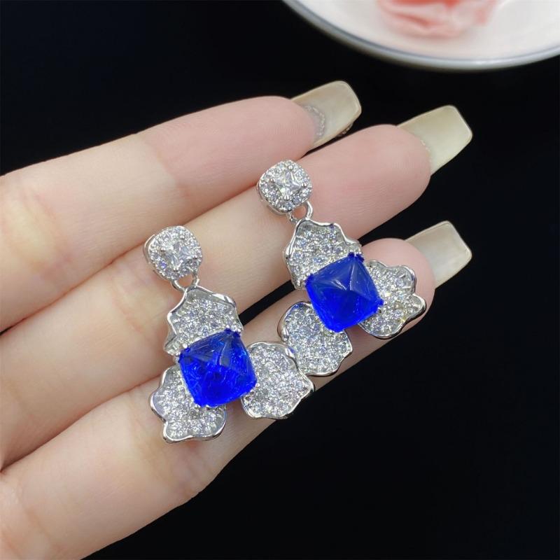 Sace Gems Klasický zirkonový prsten ze slitiny mědi Náušnice Přívěsek Náhrdelník Soupravy šperků Dárky na svatbu