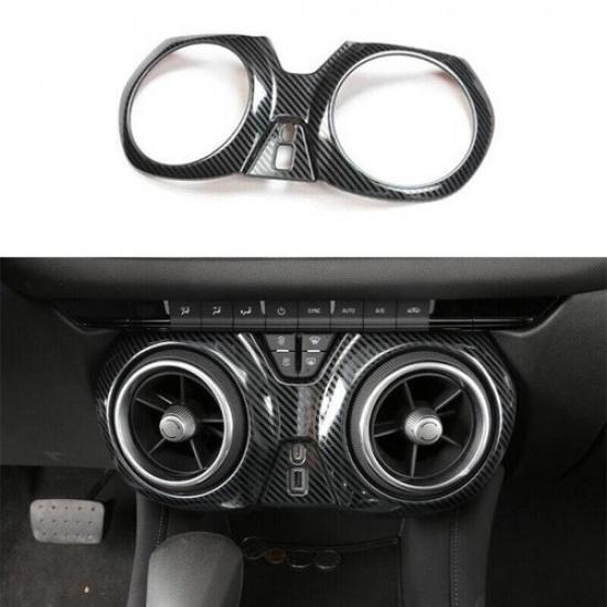 For Chevy Blazer - ABS Carbon Fiber Middle Air Outlet Vent Frame cover