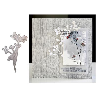 Flower Branch Metal Cutting Dies DIY Scrapbook Paper Cards Album Craft