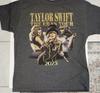 Taylor Swift The Eras Concert Tour 2023 T-Shirt Dark Gray Graphic, Size Medium Unisex T-Shirt