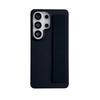 Handheld Carbon Fiber Texture Elastic Wrist Strap Hard Phone Case For Samsung Galaxy S26 S25 Ultra S24 S23 Plus Shockproof Cover