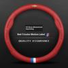 Leather Car Steering Wheel Cover For Chevrolet Malibu Sail Equinox Cruze Cavalier Menlo Bolt Aveo Onix Capti Cavalier Accessorie