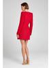 Elegant U-neck Long-sleeve Beaded Slimming Dress for Women