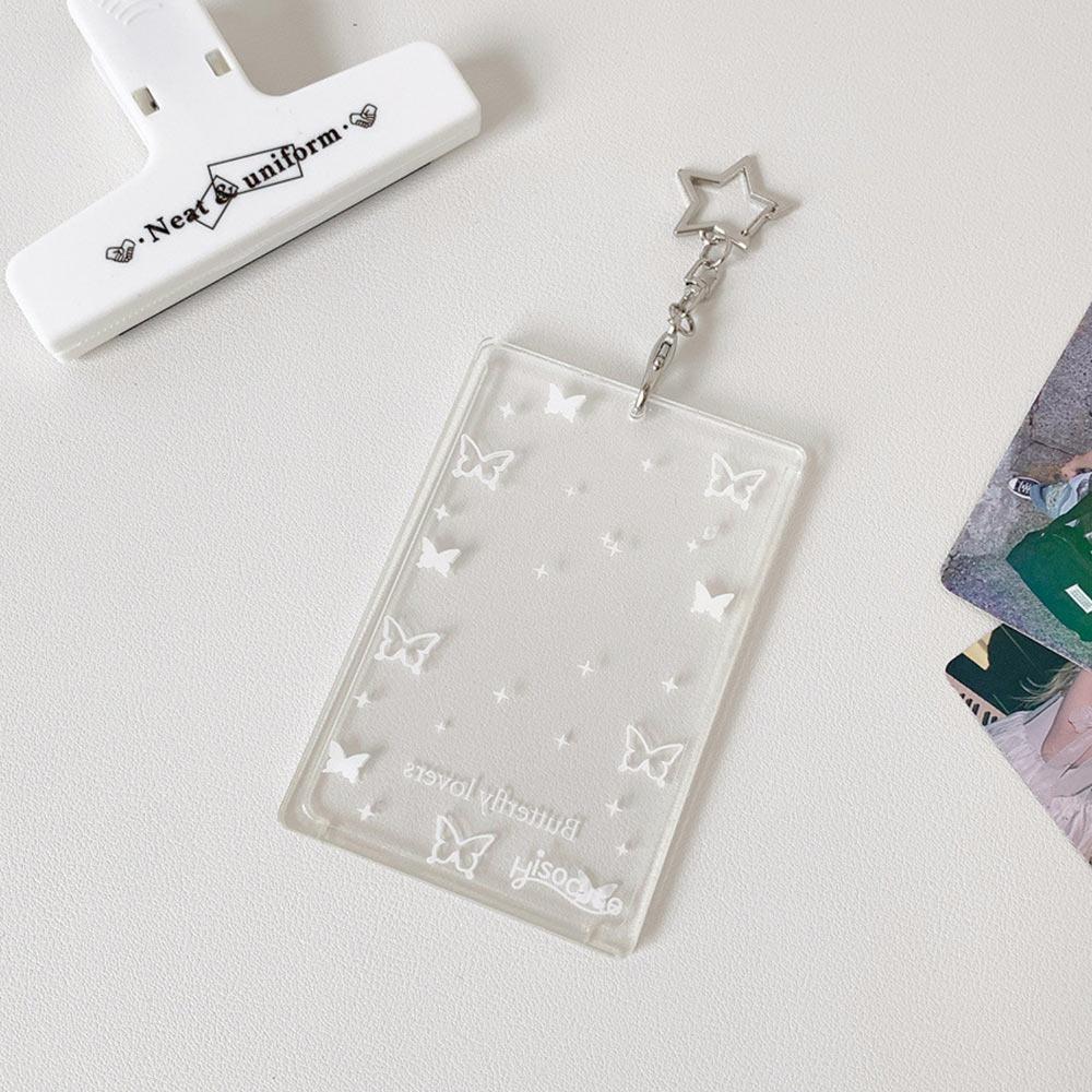 Transparent Card & ID Holders Stargazer Card Organizer Heavy Duty Student Meal/Bus Card Card Case Hard Badge Holder