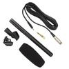 Shotgun Microphone ABS Metal Wired Professional Interview Microphone with XLR Cable Windscreen for Video Camcorder DSLR