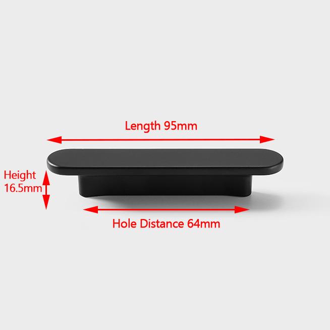 NAIERDI Zinc Alloy Cabinet Handles Nordic Gold Black Drawer Knobs Wardrobe Door Handles European Furniture Handle Hardware