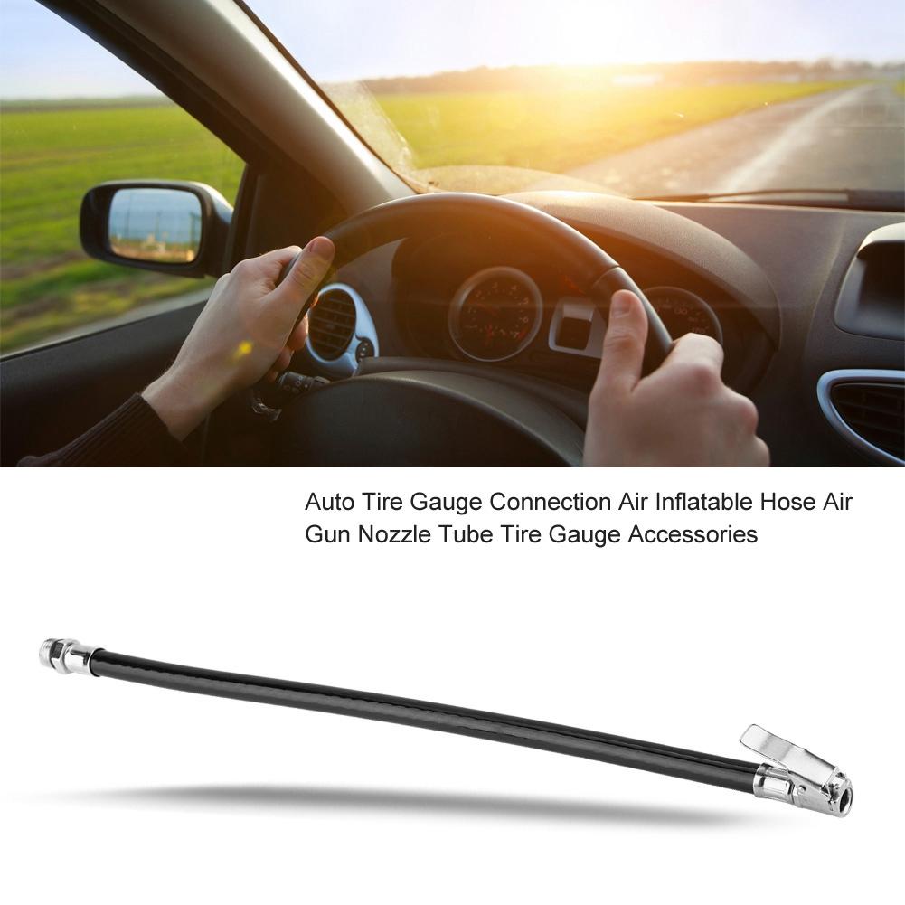 Automatisk dekkmålertilkobling Luftoppblåsbar slange Luftpistol Munnstykke Tube Dekkmålertilbehør