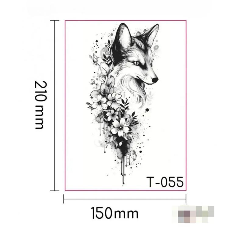Full Arm Temporary Sticker for Men Women - Large Sleeve Design, Long Lasting, Easy to Apply