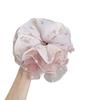 Elegant Pleated Hair Ties Intricate Floral Design Hair Rope Fresh Floral Hair Ring  Summer Season