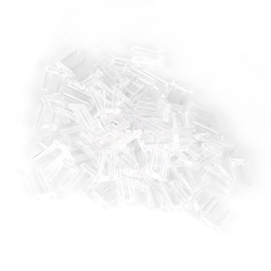 3 Types 100pcs New Plastic Compression Sleeves for Rimless Glasses Accessories Tools