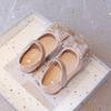 Classmate girl baby leather shoes 2025 spring and autumn new little girl princess crystal shoes flat bottom children's rhinestone single shoes