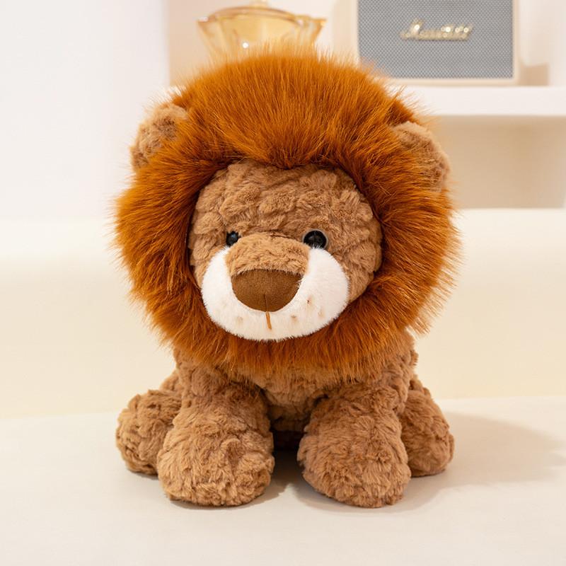 

Plush Lion Stuffed Animal Pillow For Kids And Adults Animal Decor Gift 25cm