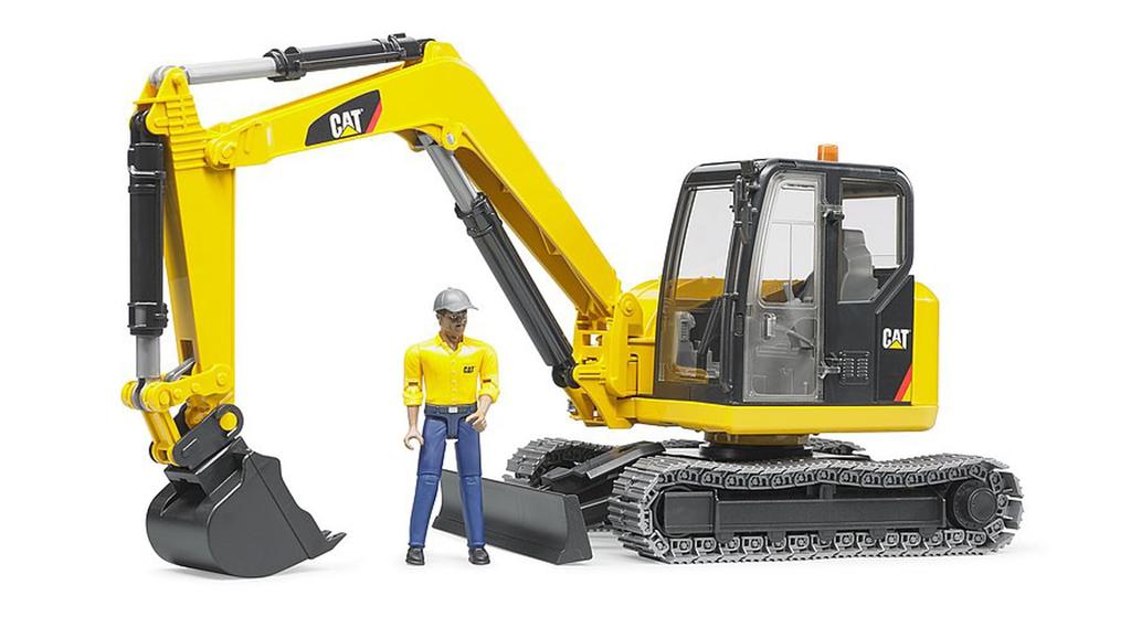 Bruder CAT Mini Excavator BR02466 (with figure)