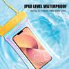 Portable Waterproof Phone Case Pouch Underwater Dry Bag With Neck Strap Luminous Swimming Bag Large Capacity Storage Bag