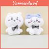 Adorable Plush Bunny Keychain Soft Stuffed Animal Toy With Pp Cotton Filling