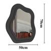 Modern Style Makeup Mirror Simple Hanging Mirrors Elegant Bright Wall Decorative Mirrors Living Room Aesthetic Wall Decorations