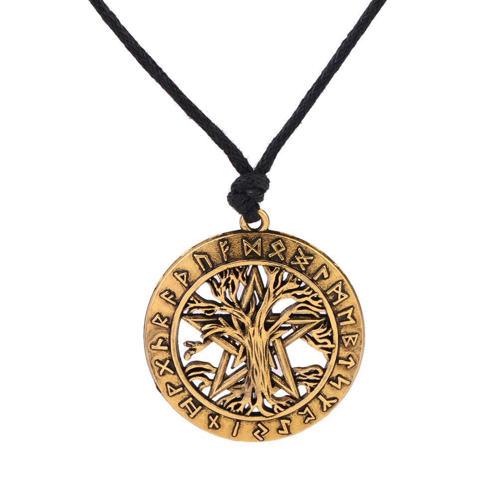 Hot Selling Product European Style Lucky Wealth Symbol Wealth Tree Alloy Necklace Protector