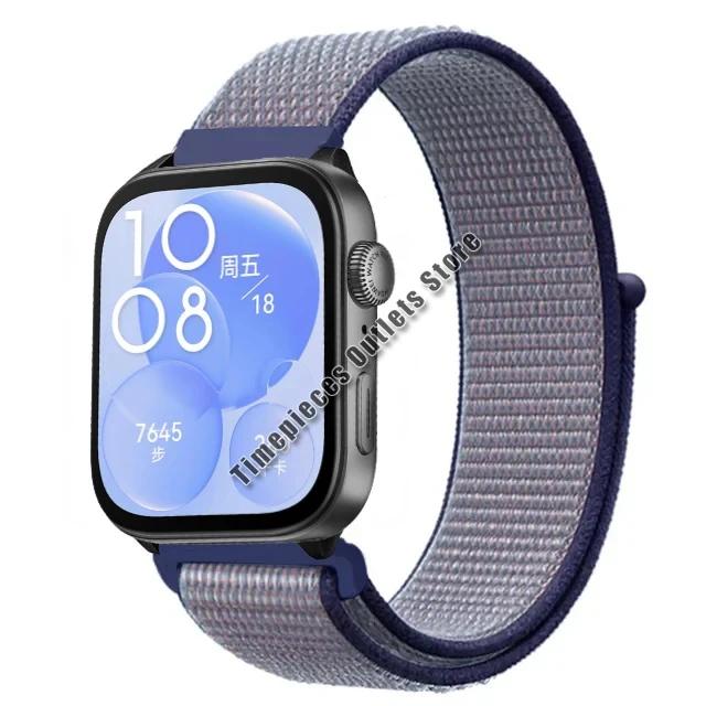 Nylon Loop Strap For Huawei Watch Fit 3 Sport Breathable Replacement Bracelet Wristband For Huawei Watch Fit 3 Belt Accessories