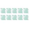 2025+ 10PC Green Subway 3D Self Adhesive Wall Sticker Kitchen Splashback Tile Waterproof for Home DIY Wall Decor