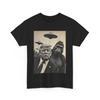 Funny Trump Bigfoot Selfie UFO Alien Graphic Tee Mens Cotton