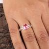 Pink Tourmaline Gemstone 925 Sterling Silver Wedding Jewelry Designer Ring For Her CZR-16-3