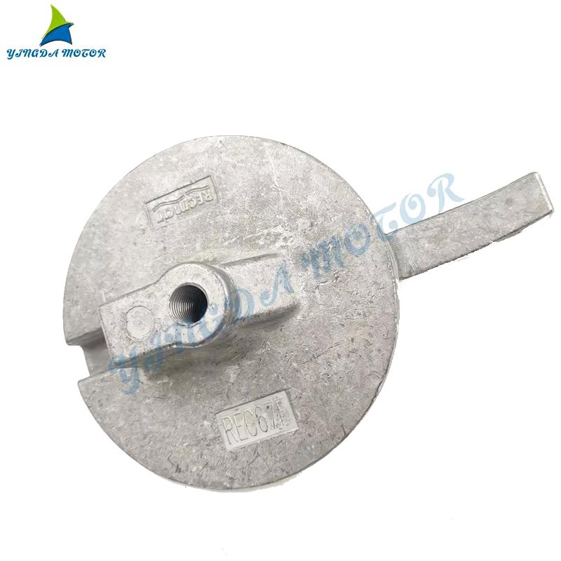 67F-45371-00 Anode Trim Tab For YAMAHA Outboard Motor 50 60 70 75 80HP 90HP 67F-45371 New Model