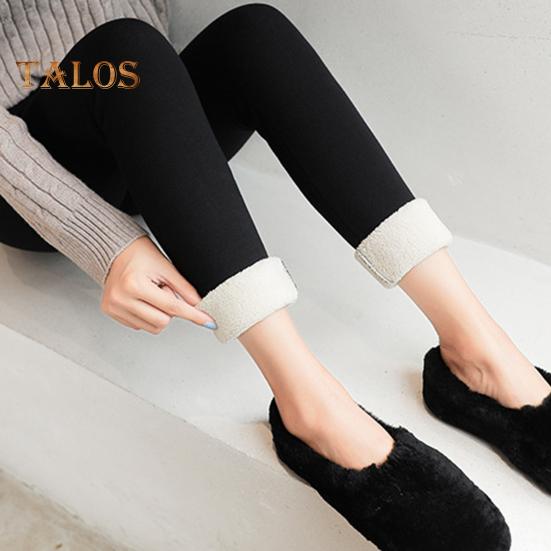 Women Leggings High Elastic Warm Thickened Velvet Lined Sports Pants Butterflies Pattern Yoga Tights Daily Wear