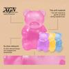 Relaxation Soft Toy Bear Shape Stress Relief Toy, Elastic Sensory Fidget High Density School Bag Durable TPR Ball, Portable Pinch for Kids