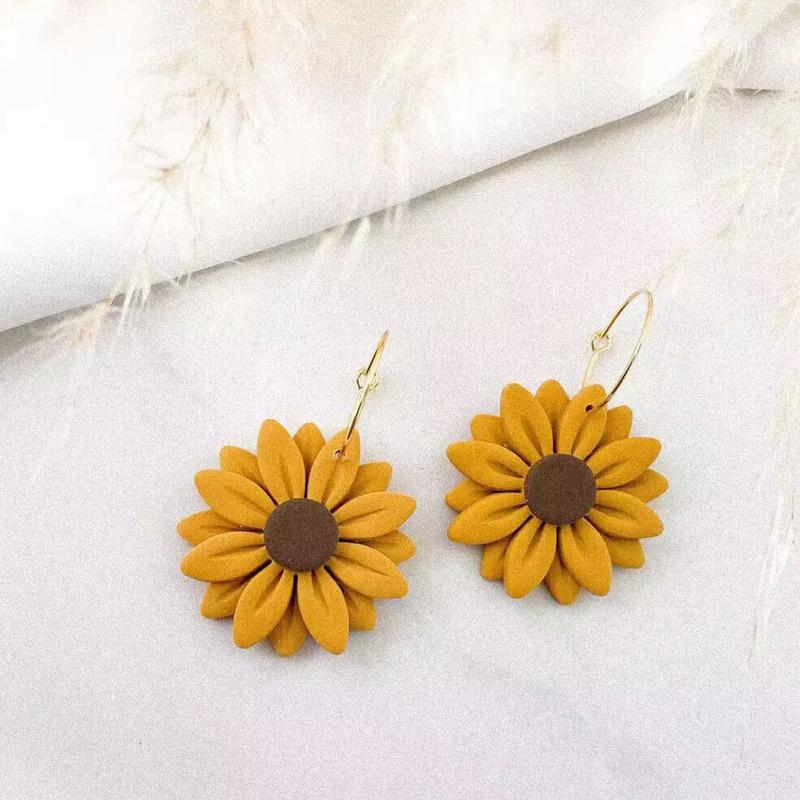 4pezzi Mini Fiore Margherita Taglierino in Argilla Polimerica Designer INS Fai da Te Gioielli Modellazione Texture Decorazione Floreale Stampo da Taglio a Pressione Primavera