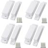 4 Sets Magnetic Reed Switch MC-31 Door Window Magnetic Switch Alarm Magnetic Reed Switch Security Normally Open Closed NC NO Door Sensor