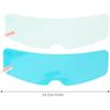 2 Set Motorcycle Rainproof Film, 9.6in Universal Rainproof Helmet Film Transparent Clear Motorcycle Helmet Anti Fog Film Interior Exterior Patch