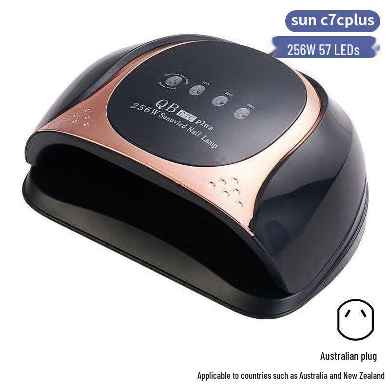 Dazzling 256W LED Nail Curing Lamp, Quick Dry Gel Lamp for Salon Use