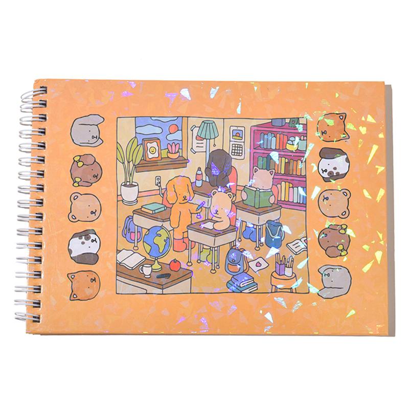 Creative Interesting Coloring Book Kids Cute Animal Theme Graffiti Painting Book Bobbie Goods Coloring Book