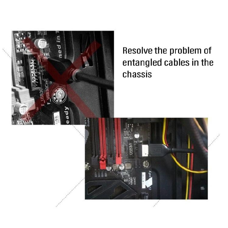 USB 3.1 Type E Adapter 90 Degree USB Type E Adapter Computer Motherboards