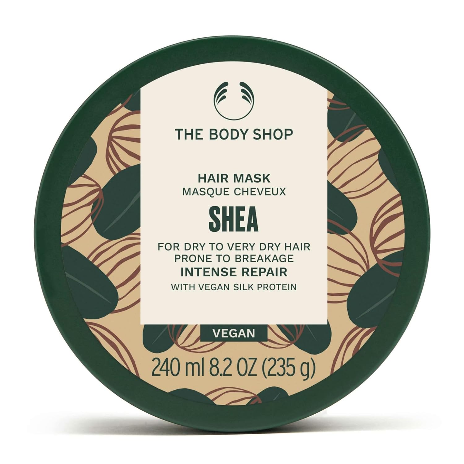 The Body Shop Shea Butter Richly Replenishing Hair Mask For Dry Hair 240g Pack