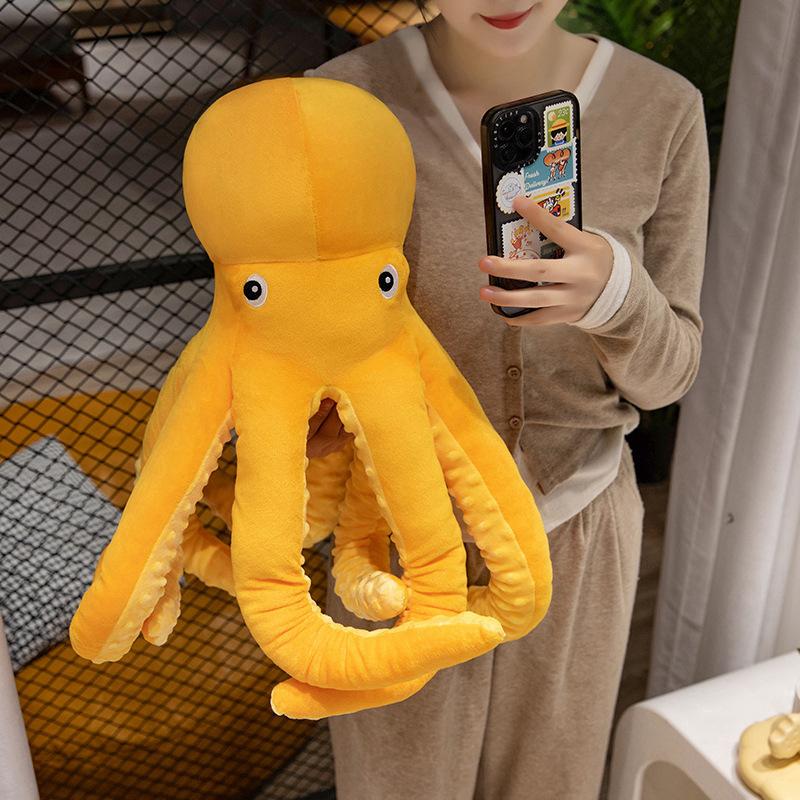 Soft Octopus Doll Plush Toy Octopus Doll Child Soothing Rag Doll Girl Birthday Present