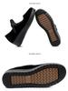 Women's Height-Increasing Non-Slip Work Shoes: Old Beijing Style, Thick-Sole Comfort, Sponge Cake Sole, Ideal for Hotel Staff