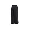 Adidas Originals Loose Fit Cropped Casual Pants Women bottoms Black FL0029