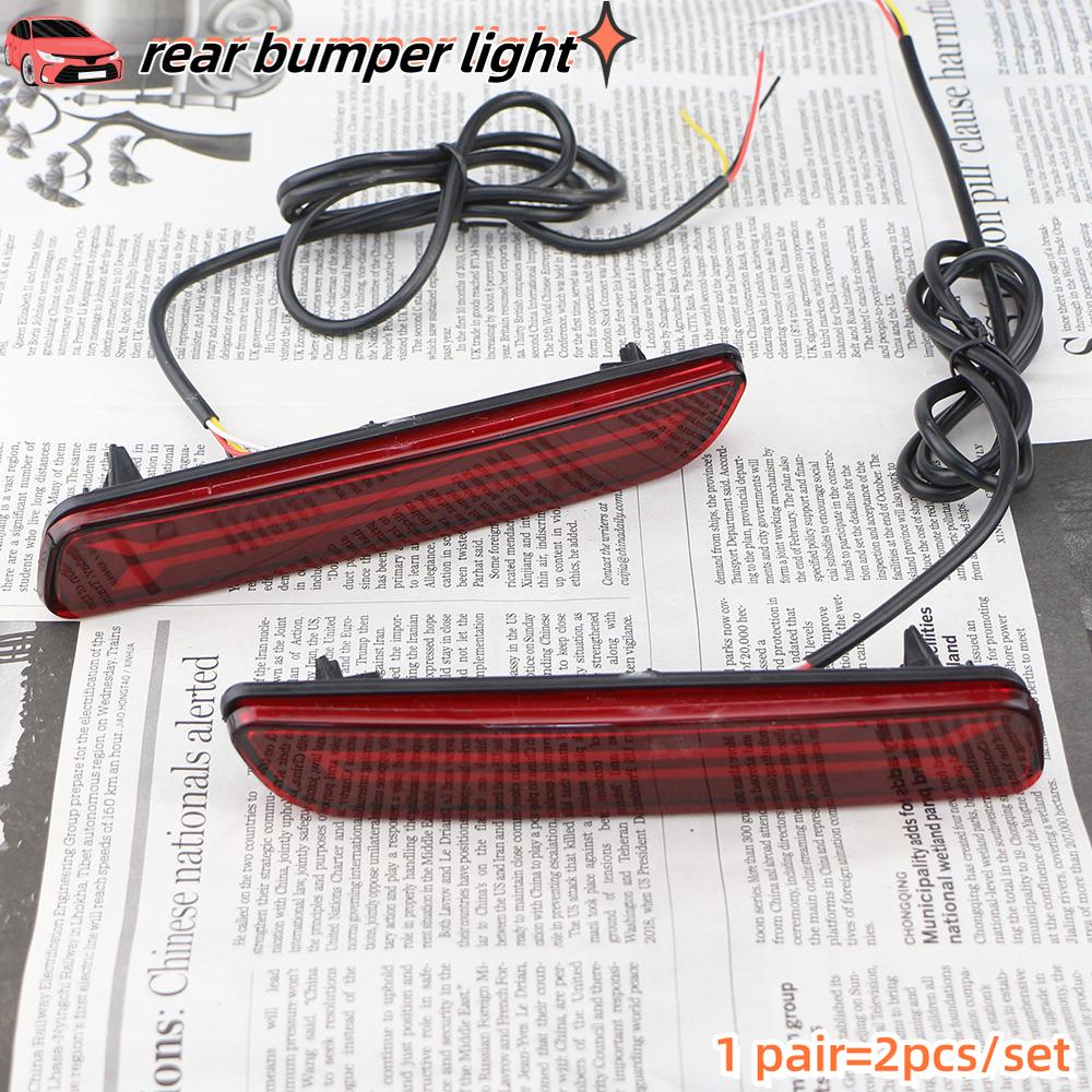 2Pcs LED Brake Lights for Suzuki Ertiga Ciaz Vitara S-Cross SX4 Splash Rear Bumper Reflector Tail Lamp